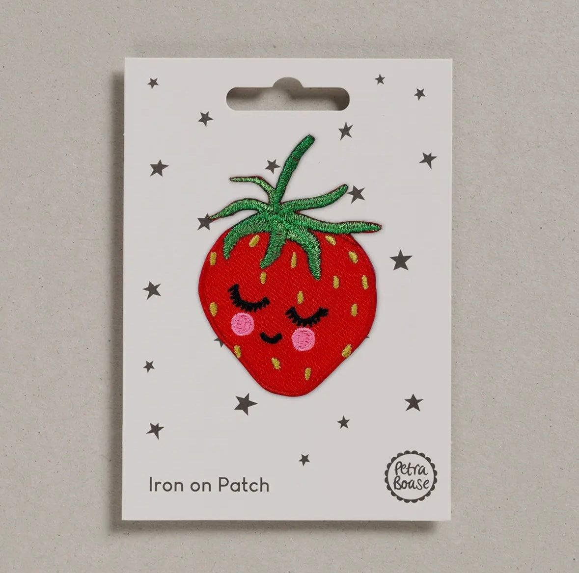 Strawberry Iron On Patch