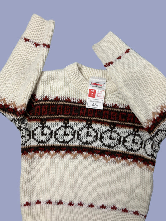 St Michel Knit (1978) 9-12m RARE
