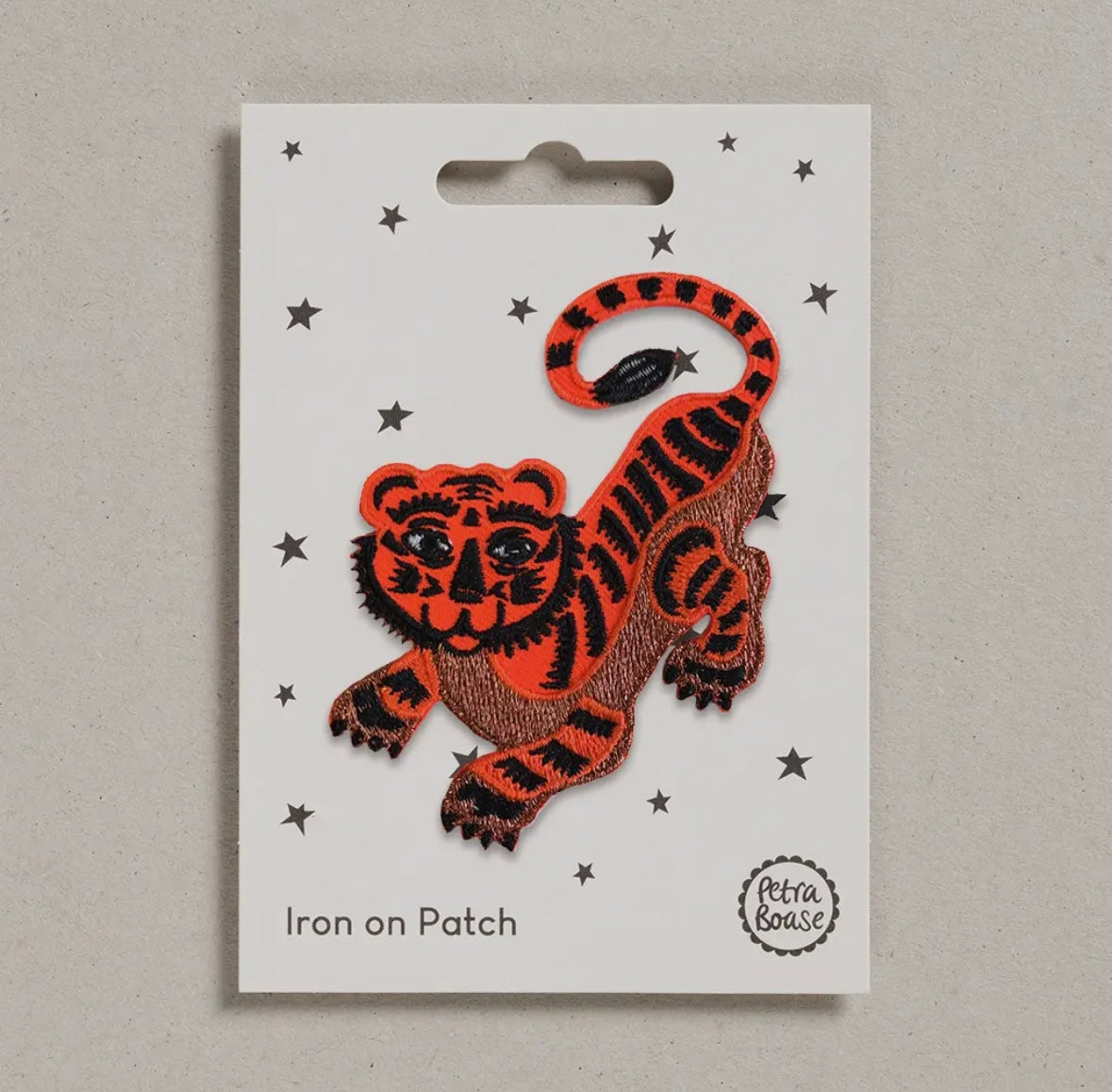 Tiger Iron On Patch