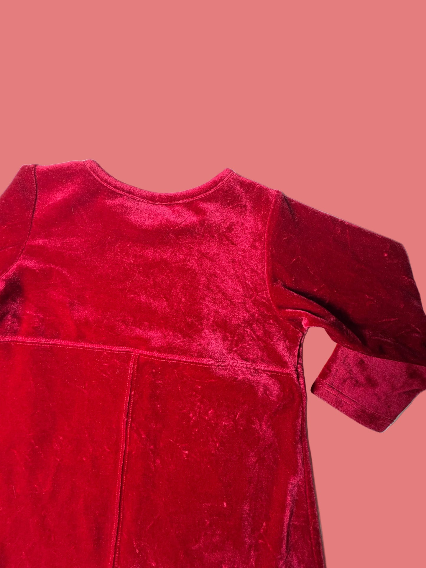 Vintage Oshkosh Velvet Dress 4y