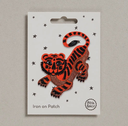 Tiger Iron On Patch