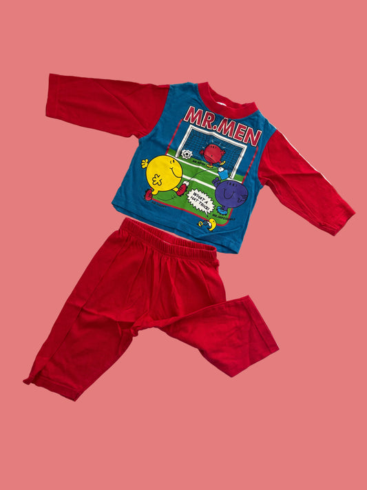 Mr Men PJs 6-12m