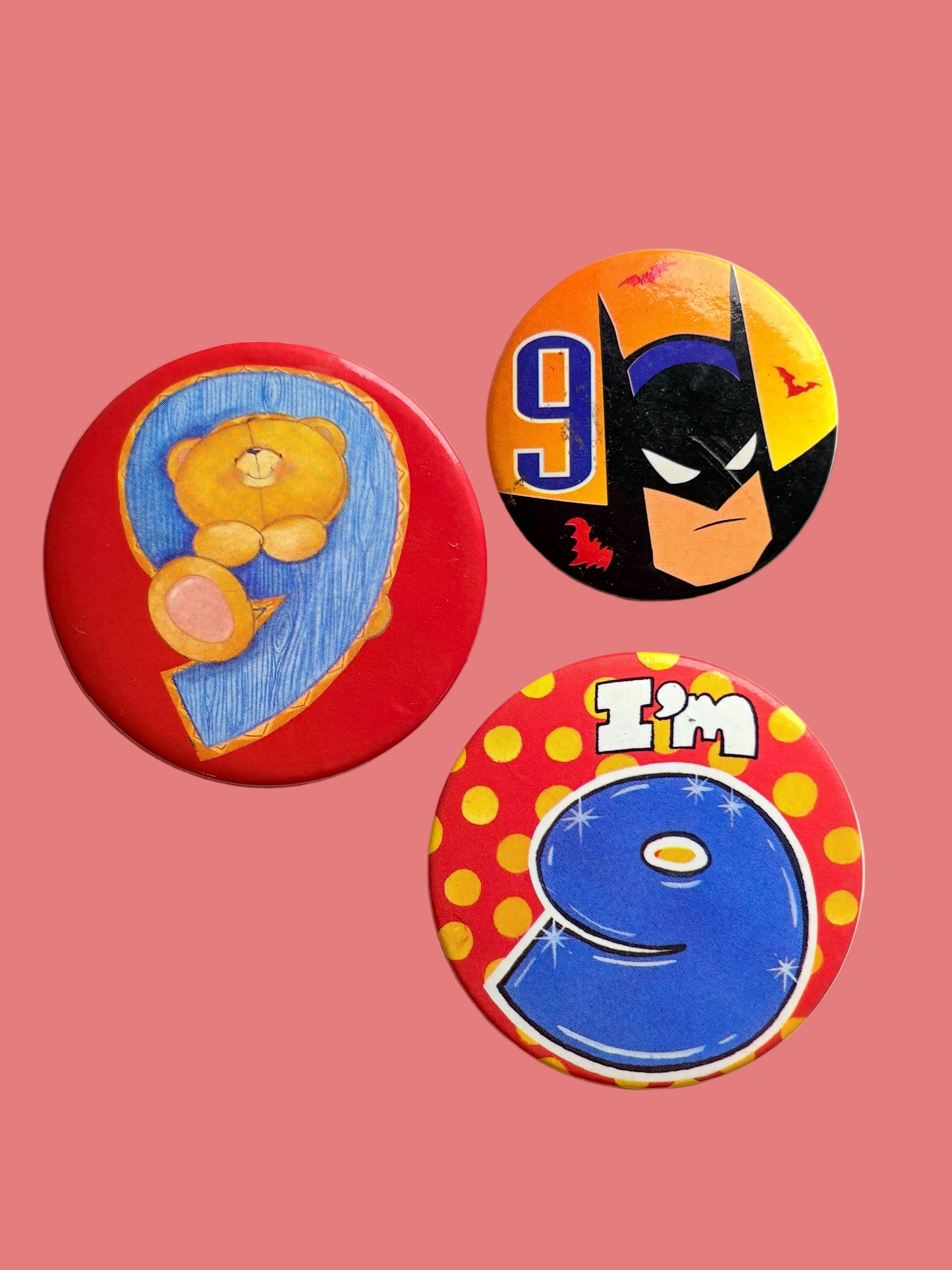 Vintage Birthday Badges