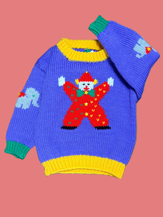 Circus Clown Knit 1-3y