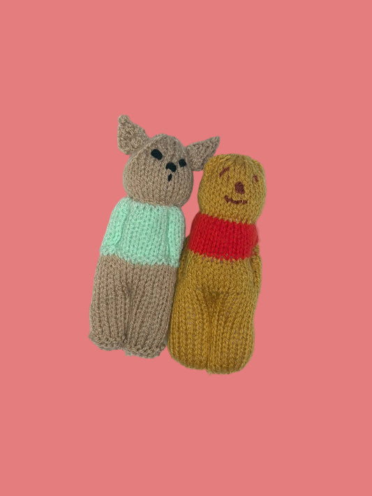 Vintage Knitted Toys