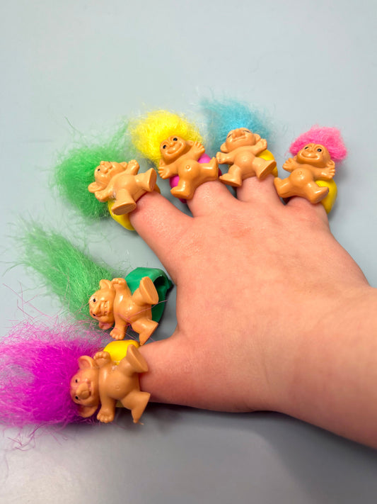Troll Friendship Rings x 2