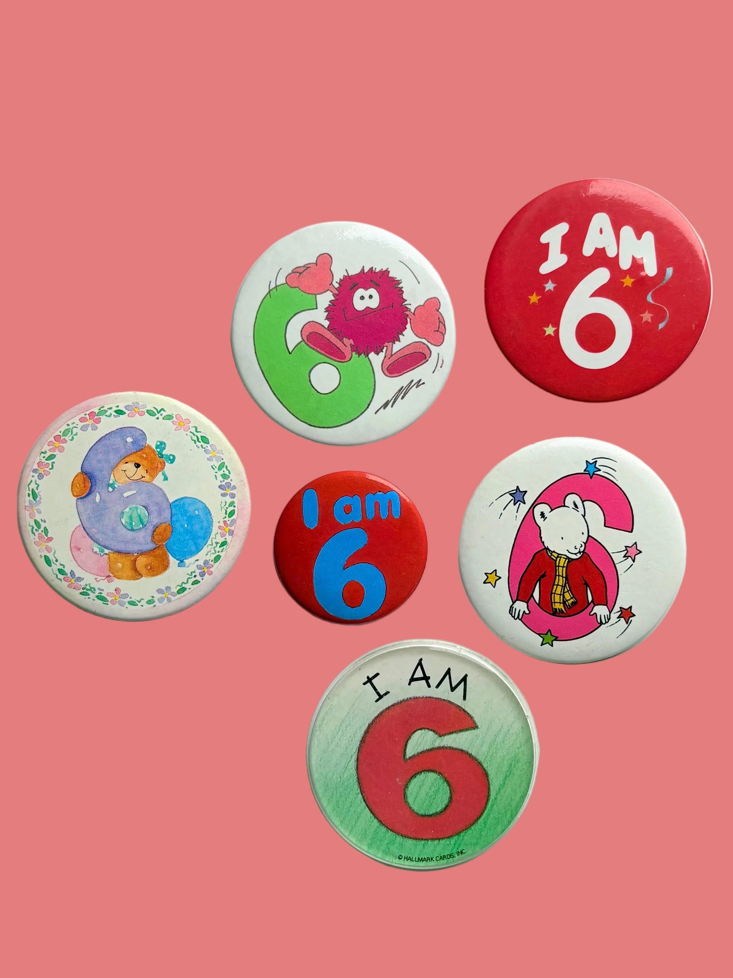 Vintage Birthday Badges