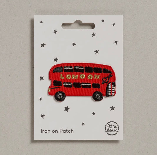 London Bus Iron On Patch