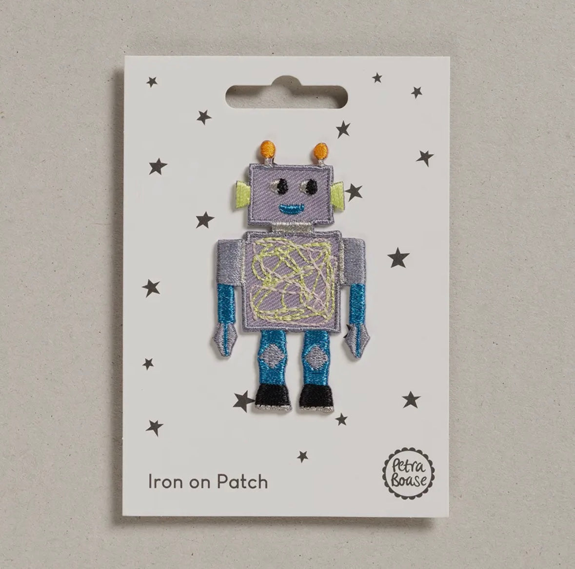 Robot Iron On Patch