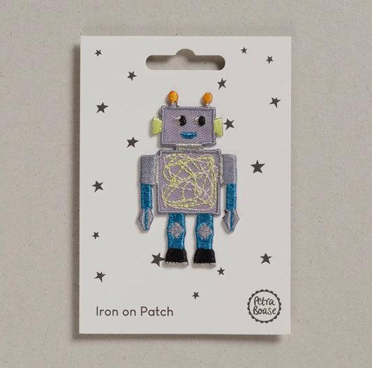 Robot Iron On Patch