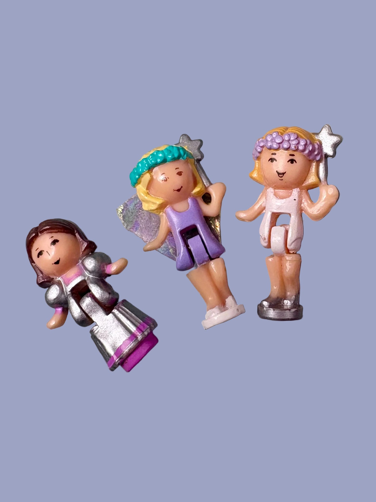 Vintage 1993 Polly Pocket Fairy Light Wonderland Bluebird Star Compact 100% complete & working